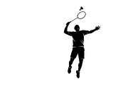 Badminton Smash Silhouettes, an Illustration by Amazin_art (Thumbnail 2 of 31)