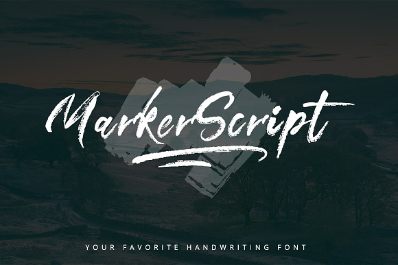 MarkerScript Font preview 8