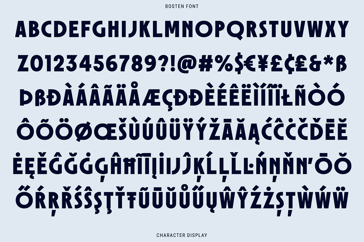 Bosten - Display Font, a Sans Serif Font by Letteralle Studios (Photo 12 of 12)