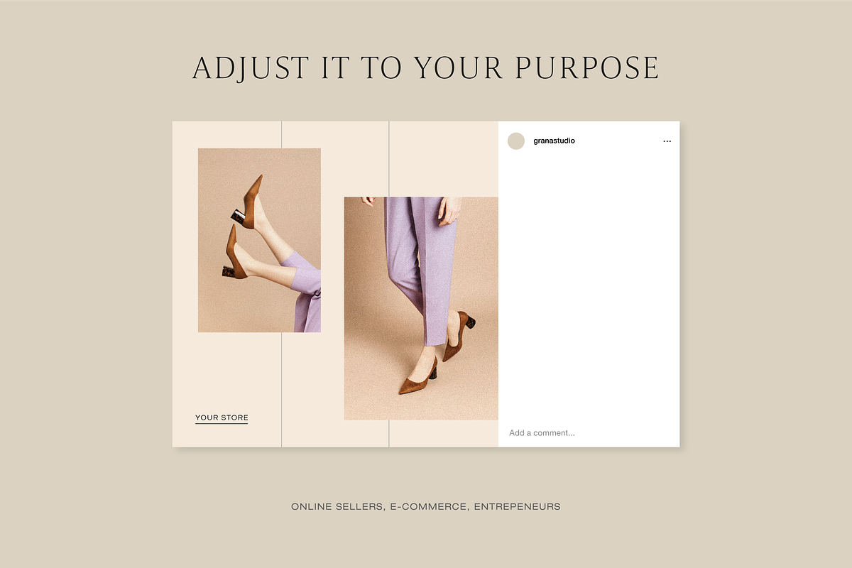 NINA Social Media Template, a Social Media Template by Cuoco (Photo 6 of 9)