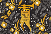 Vector Florals, a Background Graphic by Irtsya (Thumbnail 1 of 12)