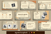 Agenda Scrapbook Presentation, a Presentation Template by BumbleGraph Studio (Thumbnail 1 of 5)