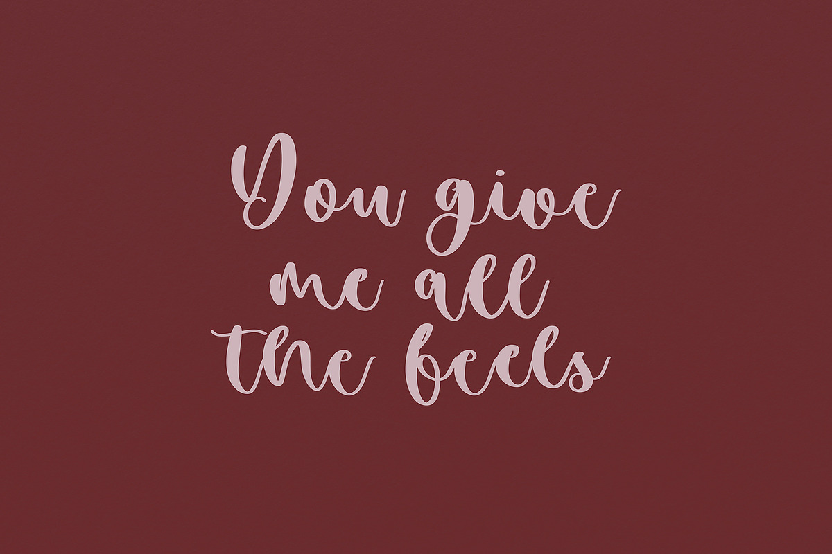 Bohema Pink Handwritten Font, a Script Font by CallMeStasia (Photo 11 of 12)