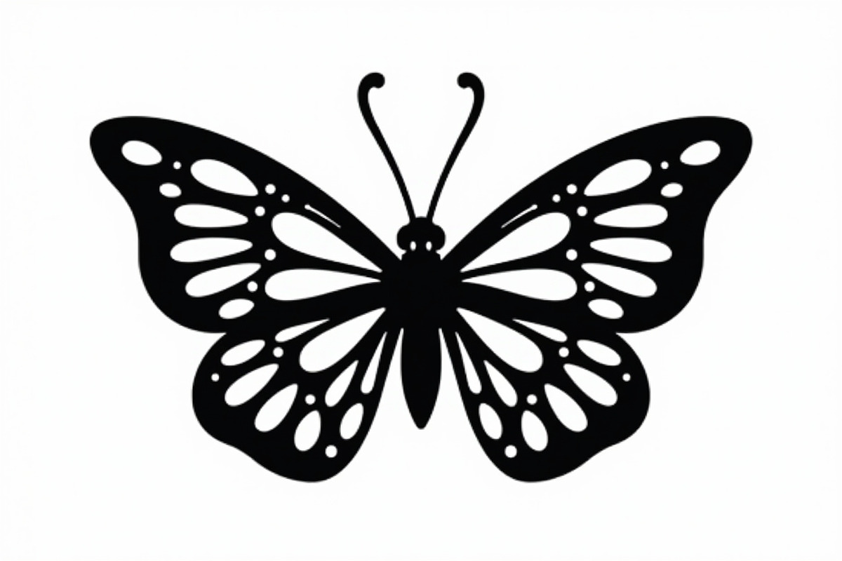 butterfly laser cut design, an Illustration by Creativeshirt (Photo 11 of 13)