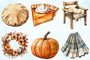 Neutral Rustic Coquette Fall Clipart, an Illustration by Craft Nest (Thumbnail 4 of 5)