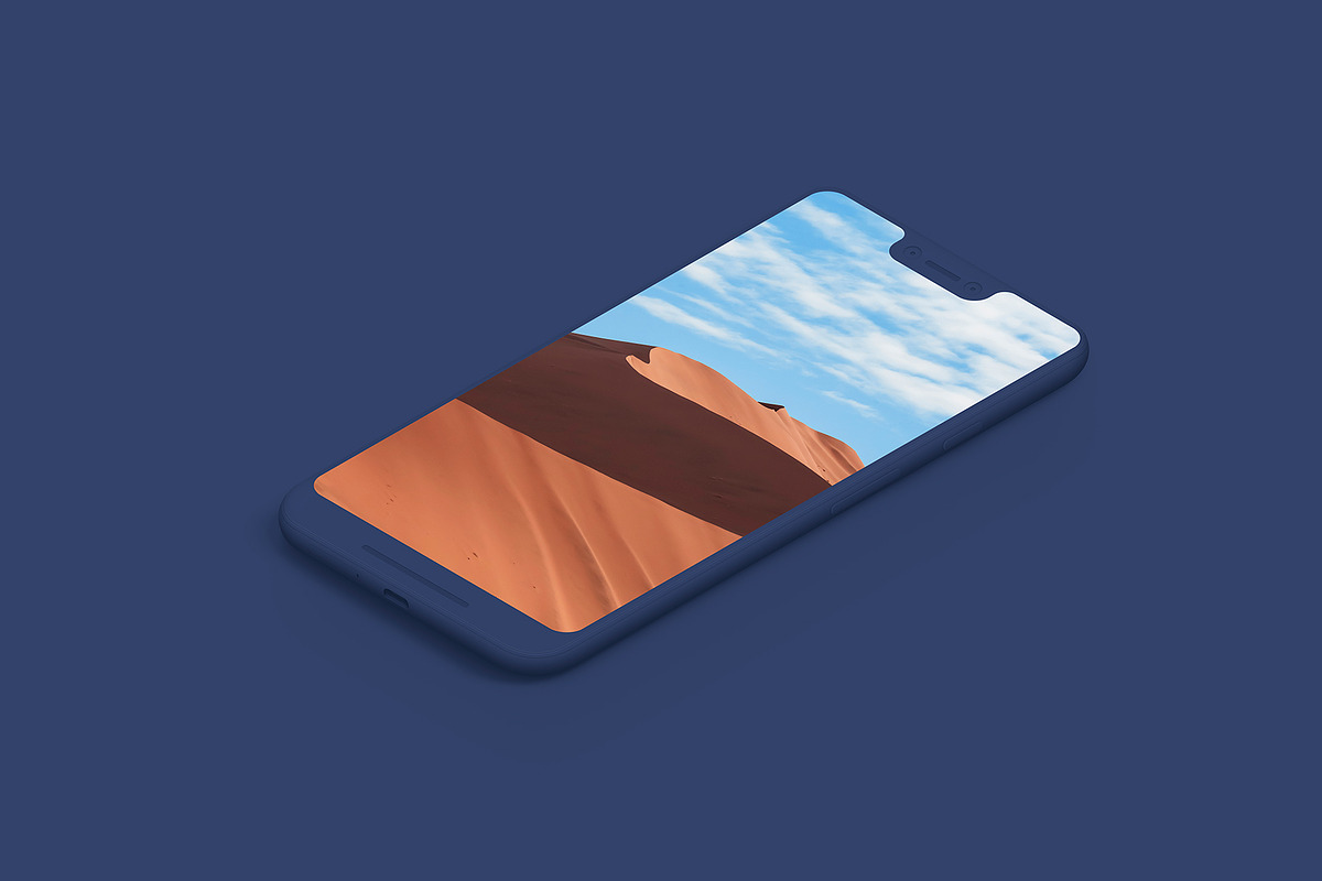 Pixel 3XL - 21 Clay Mockups - PSD, an iPhone Mockup by Asylab (Photo 17 of 73)