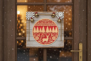 Christmas Deer Forest Laser Cut SVG, an Object Graphic by DreamPrint404 (Thumbnail 2 of 4)
