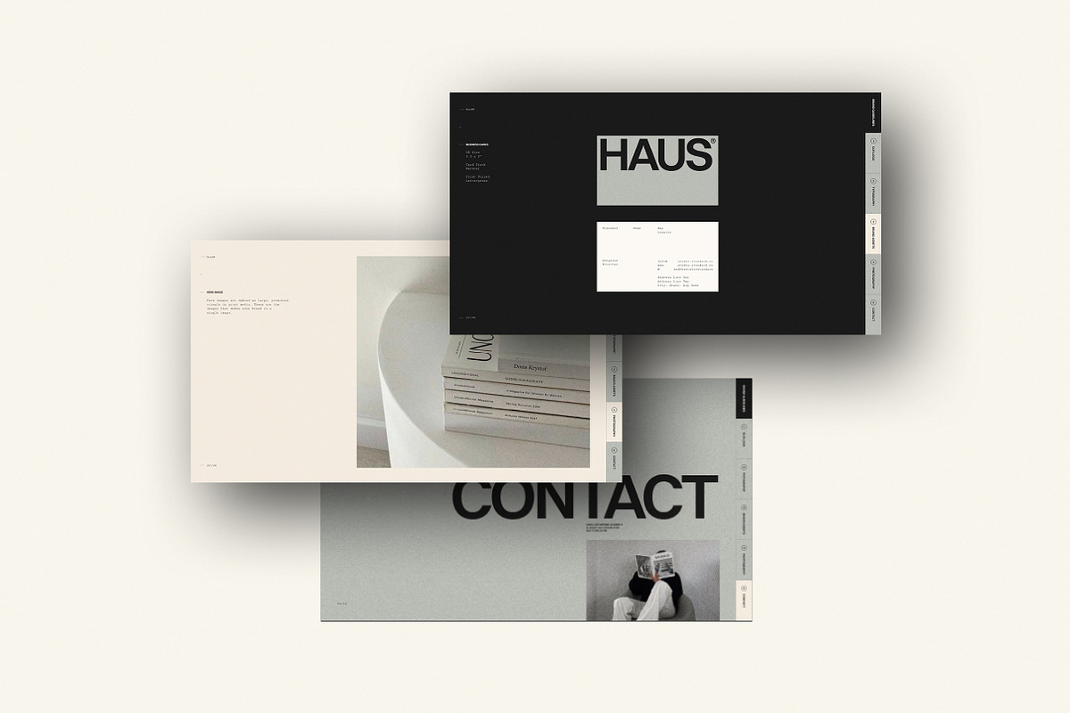HAUS | Brand Guidelines, a Presentation Template by Studio Standard (Photo 11 of 13)