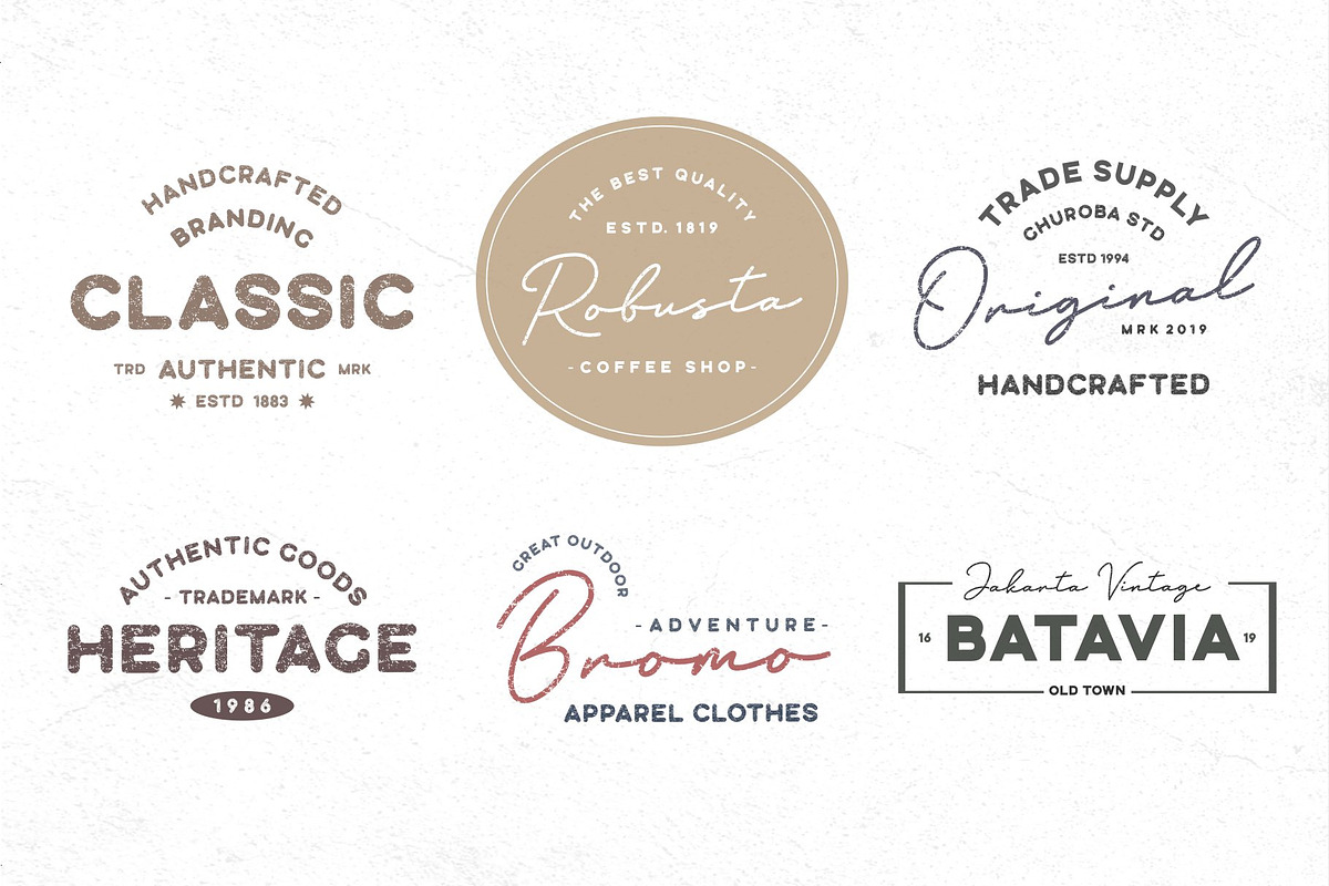 Silverstone Vintage Retro Font Duo, a Sans Serif Font by Ghuroba Studio (Photo 6 of 7)