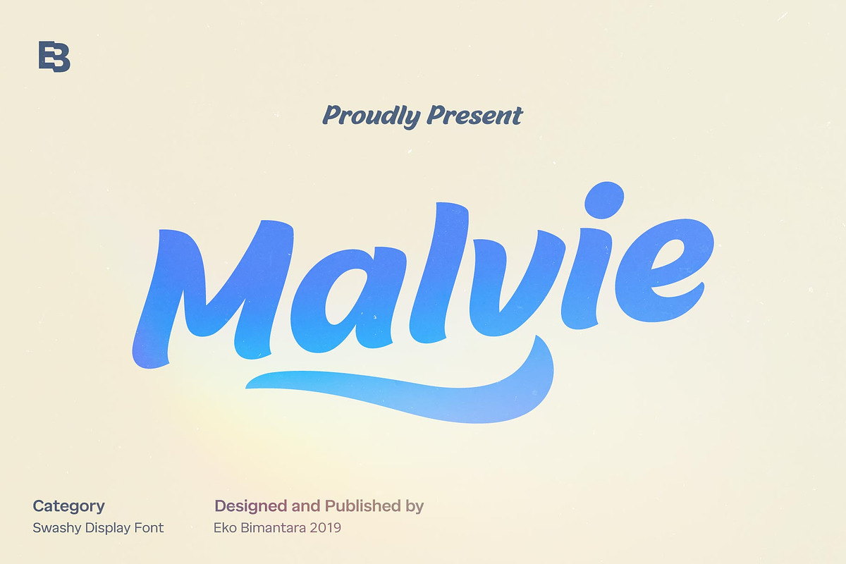 Malvie Fun and Swashy Font