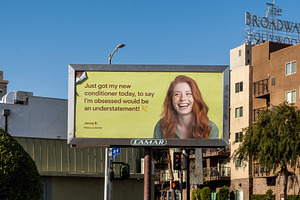 Urban City Billboard Poster Mockup