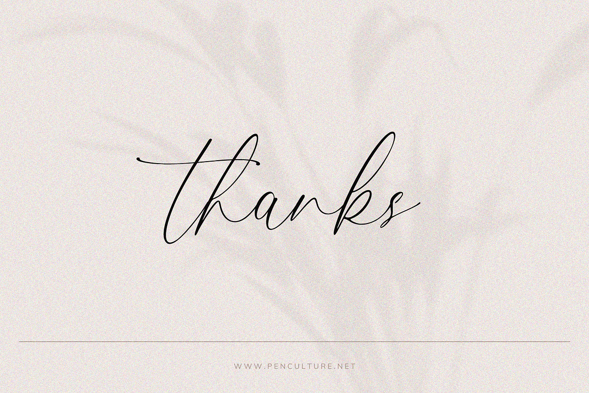 Gisella - Lovely Calligraphy Font, a Script Font by Pen Culture (Photo 11 of 11)