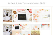 Honeycrisp- A Pretty WordPress Theme, a WordPress Template by angiemakeswebsites (Thumbnail 3 of 5)