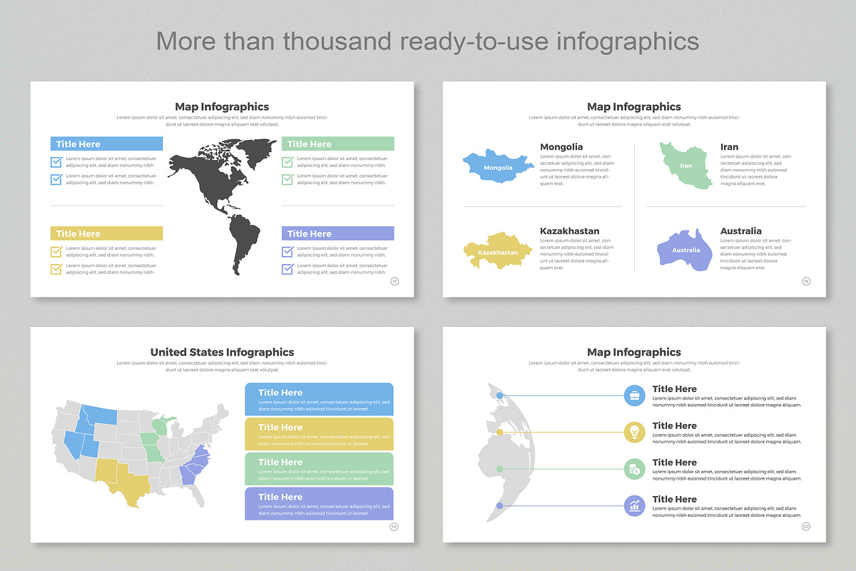 Map Infographic | PowerPoint, a Presentation Template by Mighty-Slide (Photo 6 of 8)