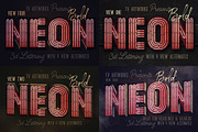 SALE Neon Lettering Super Bundle, a Graphic by TVartworks (Thumbnail 2 of 27)