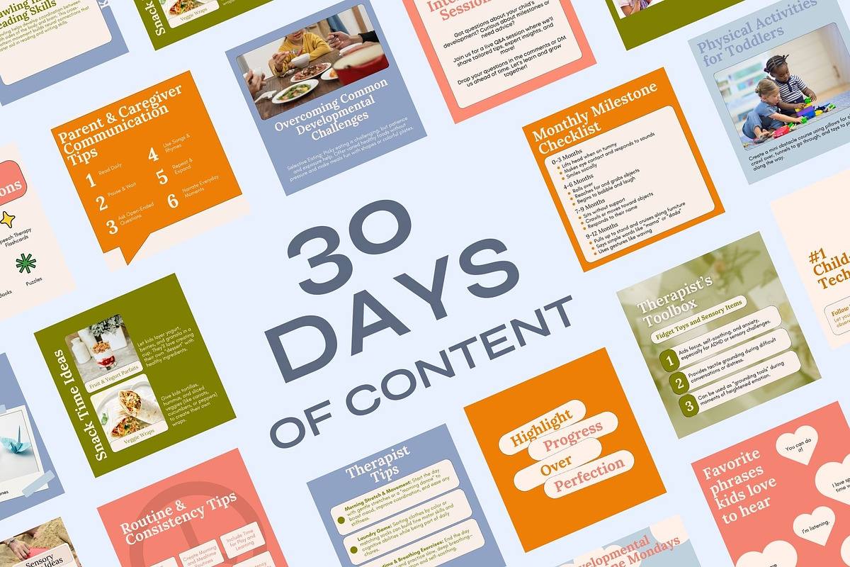 Tots Early Education Social Template, a Social Media Template by Artfullyours (Photo 8 of 11)