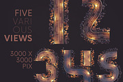 Night Road - 3D Lettering, a Graphic by MIIM (Thumbnail 3 of 8)