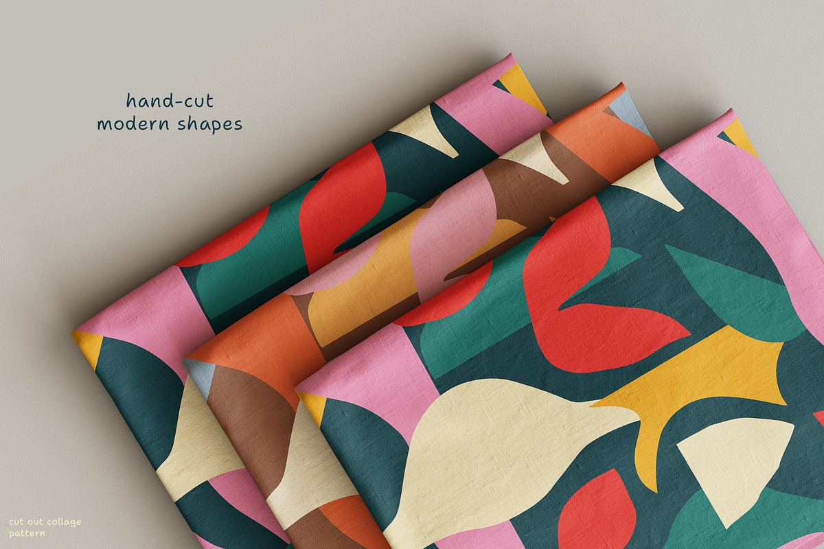 Cut-Out Collage Seamless Pattern, a Pattern Graphic by iliveinoctober (Photo 11 of 11)