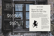 Doodle Dogs: 37 Hand-Drawn Line Art, an Animal Illustration by Veyla (Thumbnail 8 of 12)
