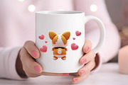 Crochet Dog Valentine PNG, an Illustration by DreamArtGraphic (Thumbnail 4 of 4)