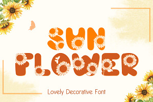 Sunflower Display Font