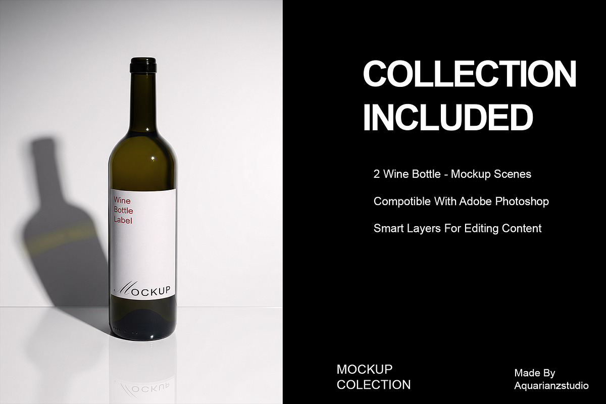 Bottle Label Mockup, a Product Mockup by Aquarianz Studio (Photo 2 of 2)
