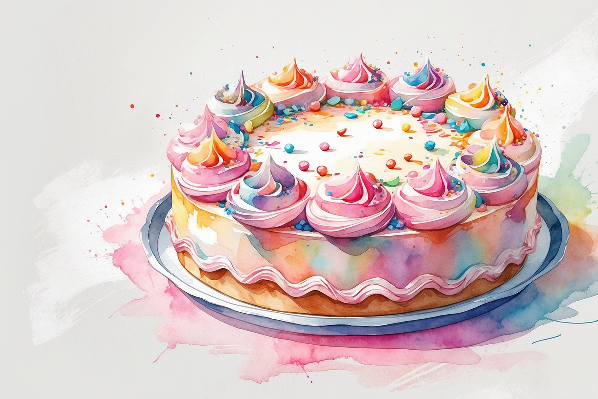 Colorful Pastry Clipart Set, an Illustration by hafijul (Photo 5 of 9)