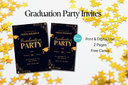 Graduation Party Invitations, an Invitation Template by Anna Design Studio (Thumbnail 1 of 4)