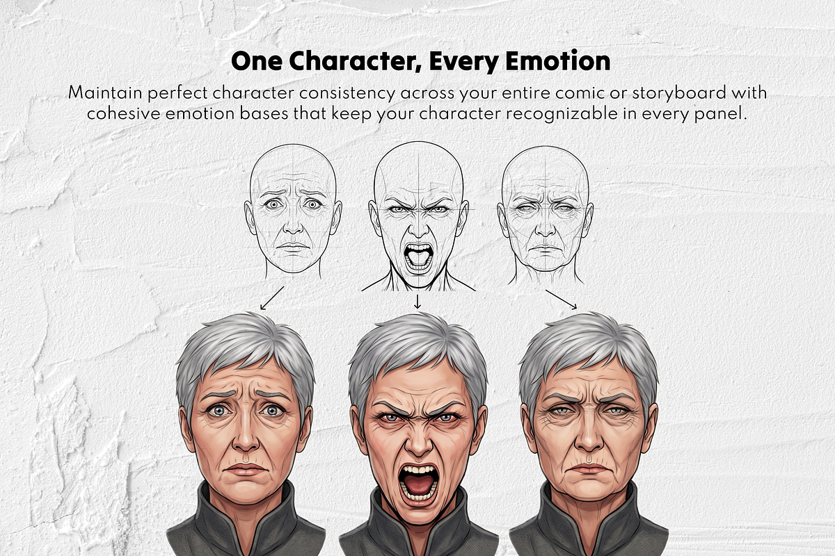Wrinkled Face Stamp Brushes Set, a Brush Add-On by Selentaori Studio (Photo 10 of 13)
