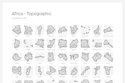 ONE WORLD ICONS - Countries, an Outline Icon by Uniko Studio (Thumbnail 3 of 10)