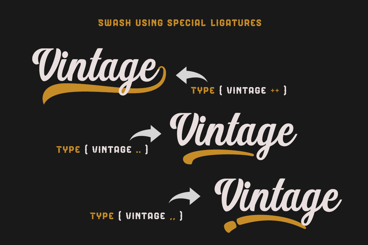 Authentic Vintage Sans & Script, a Script Font by Absonstype (Photo 6 of 12)