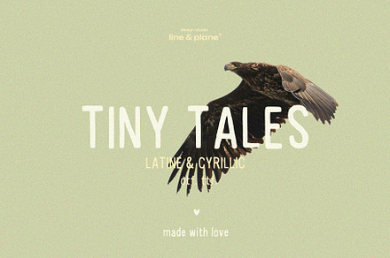 Tiny Tales Font - Latine & Cyrillic, a Handwritten Font by line & plane