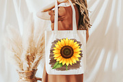 Vintage Sunflowers Autumn Clipart, an Illustration by Libby Wishes (Thumbnail 10 of 11)