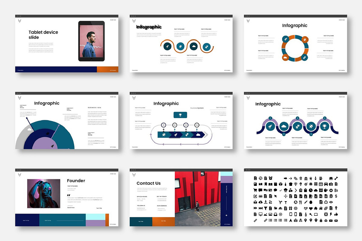 Brianna  – Business PowerPoint Templ, a Presentation Template by Dens Creative Studio (Photo 5 of 6)