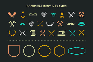 True Hipster Vector Set