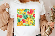 Summer Seamless Pattern, an Illustration by SVGArt (Thumbnail 9 of 9)