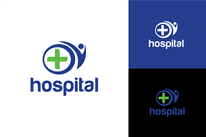 Hospital Logo Vector Simple Design, a Branding & Logo Template by zaqilogo