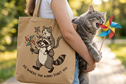 Go Where The Wind Takes You, an Animal Illustration by Vectorlina (Thumbnail 3 of 4)