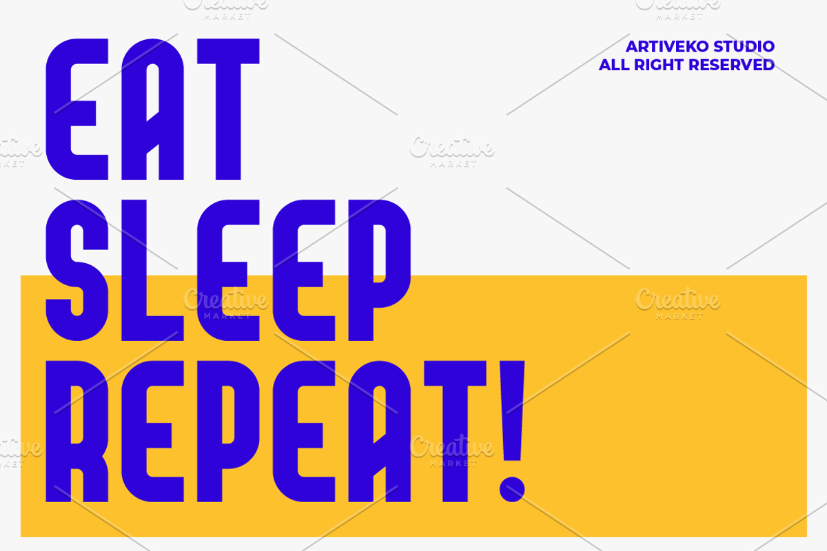 Bruon Condensed Sans Font, a Sans Serif Font by Artiveko (Photo 3 of 7)