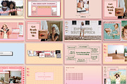 Digitally Pink Youtube Branding Kit, a Social Media Template by Tangerine Nation (Thumbnail 4 of 16)