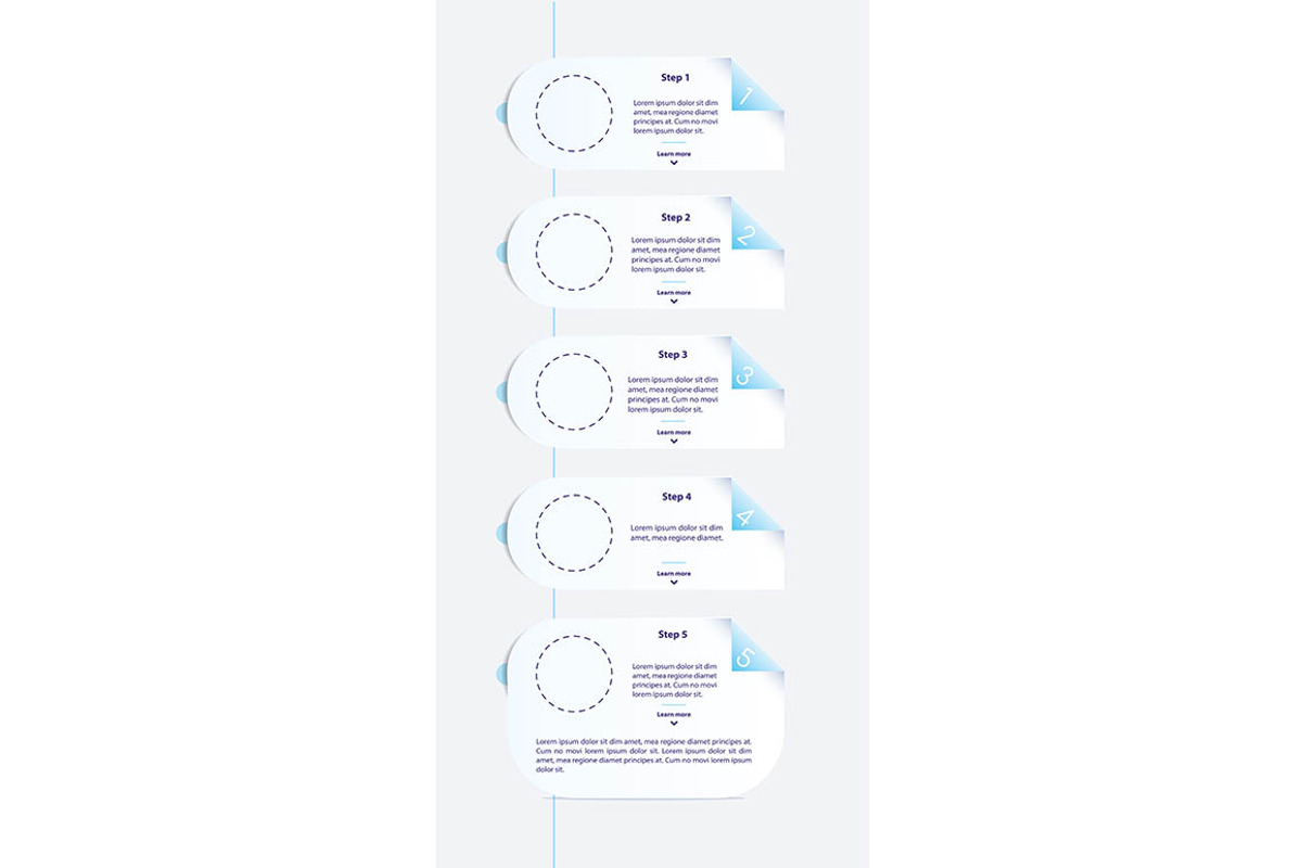 Blank fold infographic template, a Templates & Theme by IMG Visuals