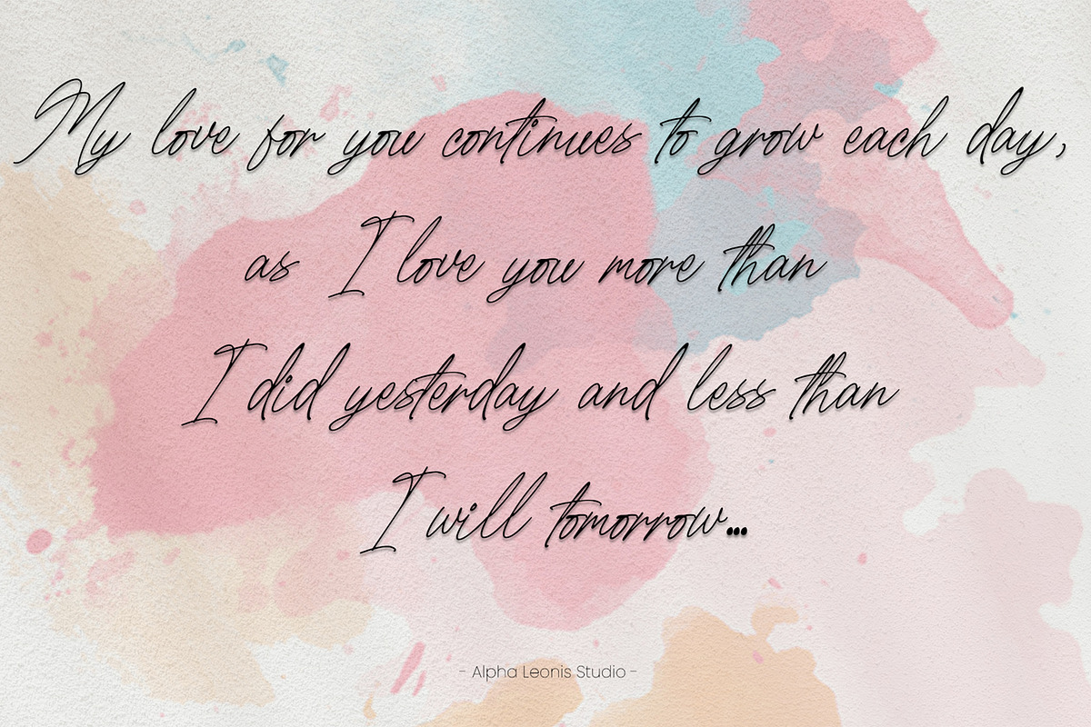 Billiams - Handwritten Font, a Script Font by Alphaleonis_std (Photo 7 of 9)