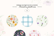 Spring Garden watercolor flowers, a Decorative Illustration by Yuliia Lashevska (Thumbnail 9 of 13)