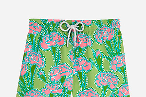 Preppy Floral Seamless Pattern