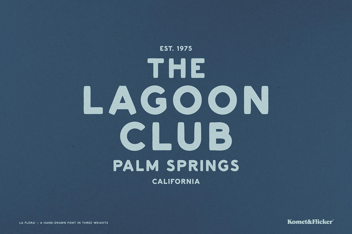 La Flora, a Sans Serif Font by Komet & Flicker (Photo 12 of 15)