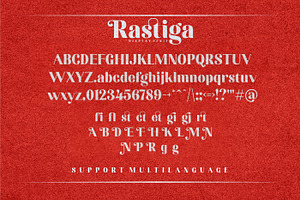 Rastiga Display Serif