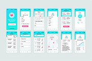 Mobile App UI Kit, a Templates & Theme by alexdndz (Thumbnail 7 of 21)