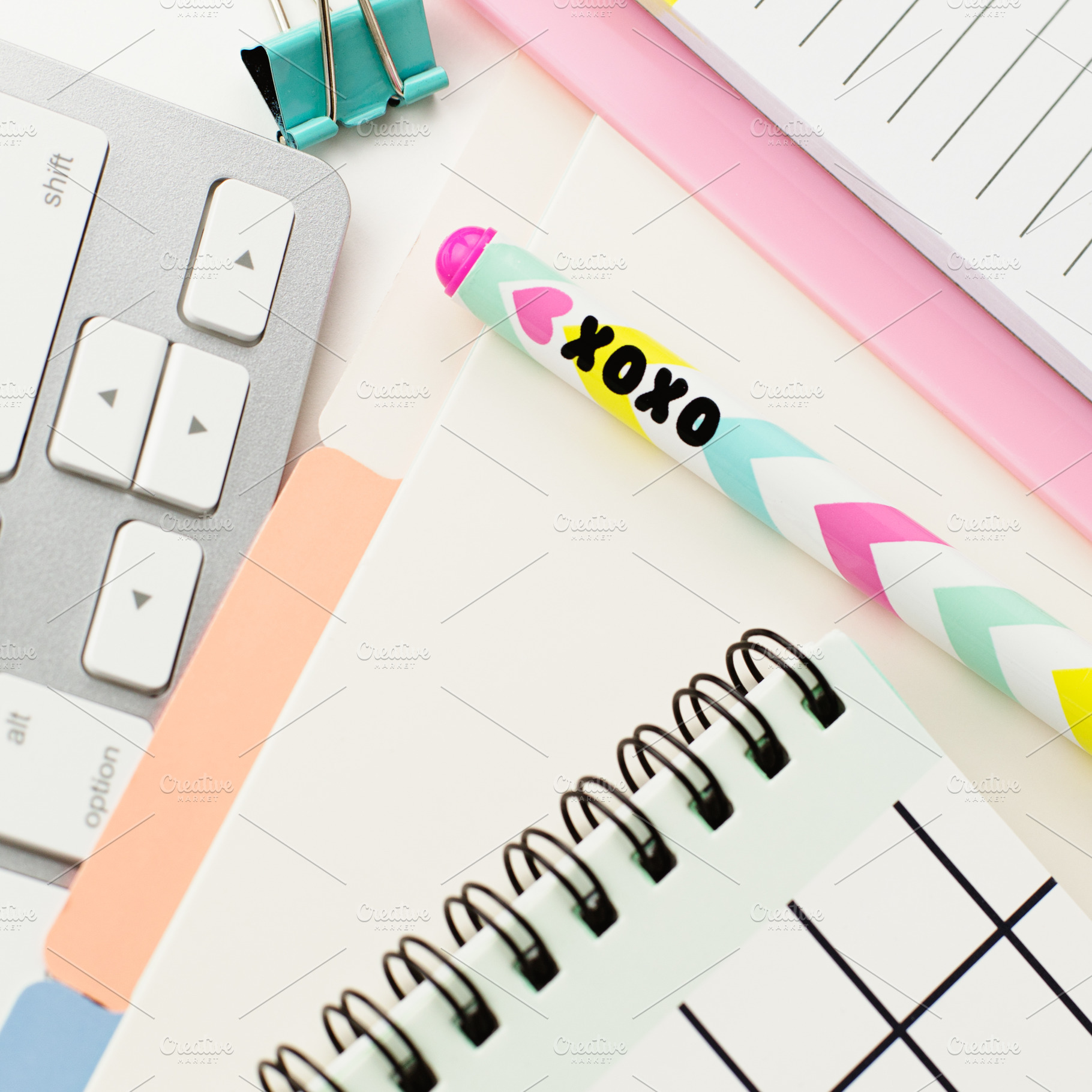 Stock Photo - Bright Desktop #13, a Business Photo by Savvy Stock Shop