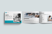 White Paper Template Landscape, a Brochure Template by Design-Art (Thumbnail 2 of 9)