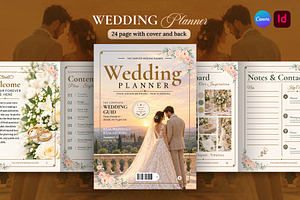 Wedding Planner Magazine Template